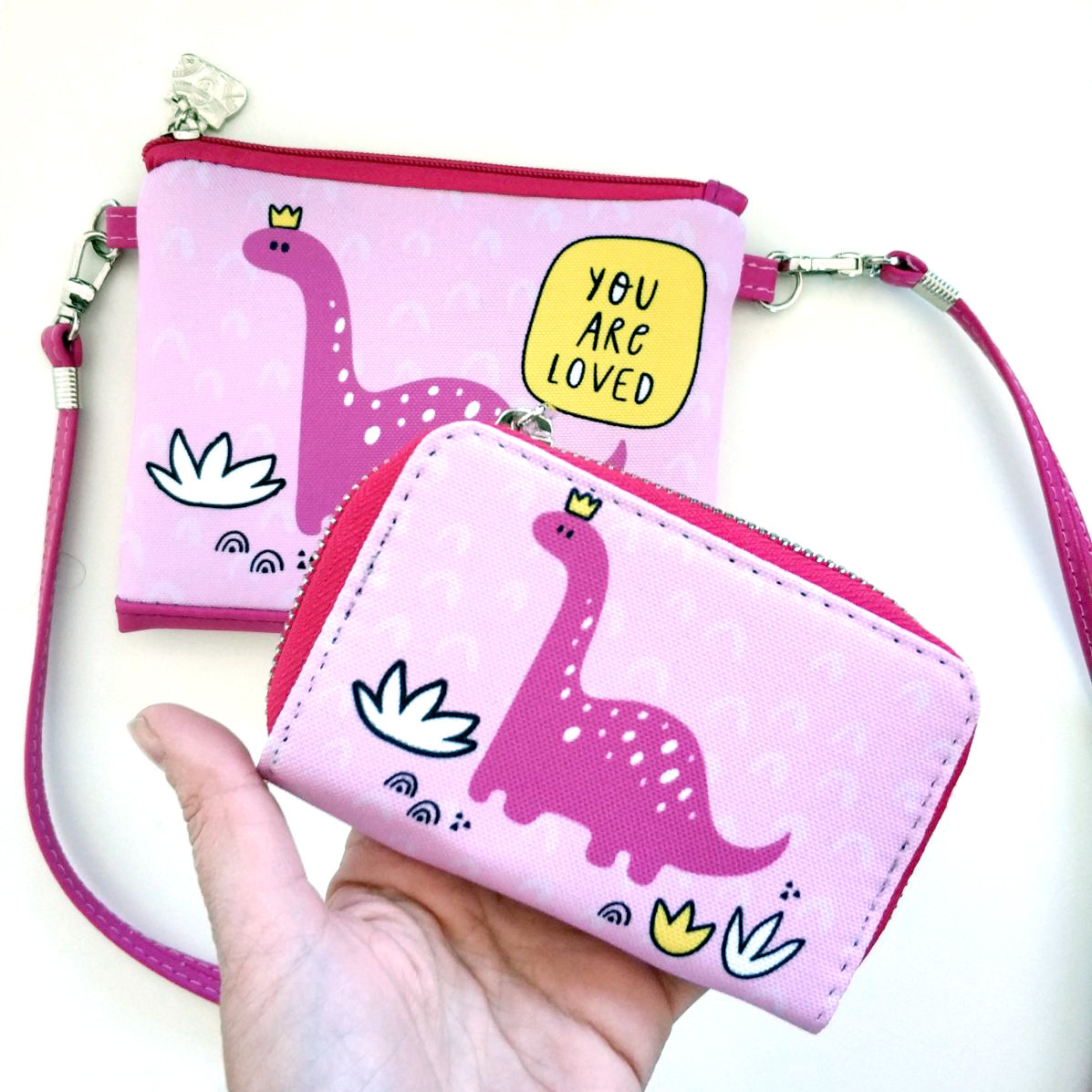 

Кошелёк на замке MINI (текстиль) Динозаврик Presentville 12,5х8,5 см 000175982