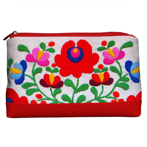 

Косметичка дорожная женская Lovely Цветы на белом фоне Presentville 26х15х8 см 000176039
