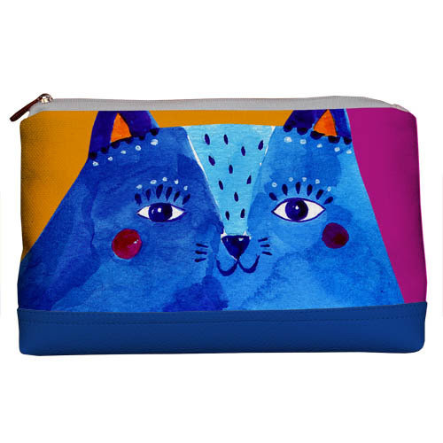 

Косметичка дорожная женская Lovely Синий кот Presentville 26х15х8 см 000176102
