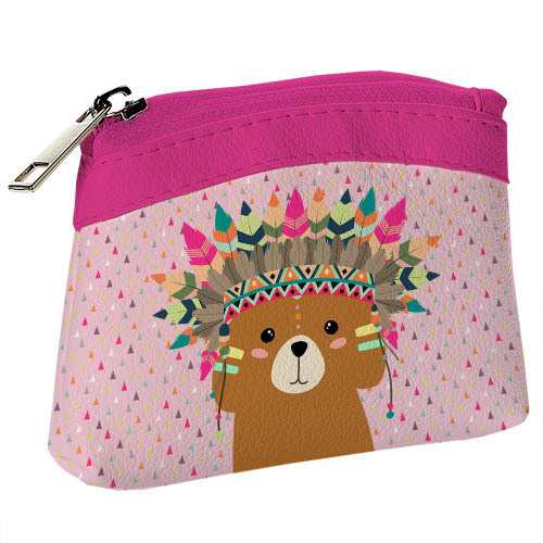 

Кошелёк детский KID Мишка индеец Presentville 12х9,5 см 000179250