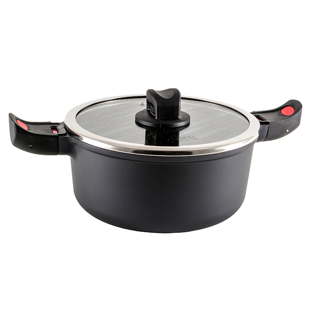 

Ковш со стеклянной крышкой Gipfel Sinty 6 л 28х11,8 см 0695