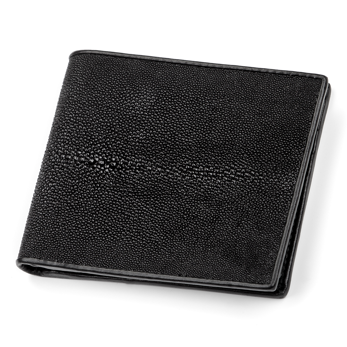 

Кошелек STINGRAY LEATHER 18001 из натуральной кожи морского ската Черный