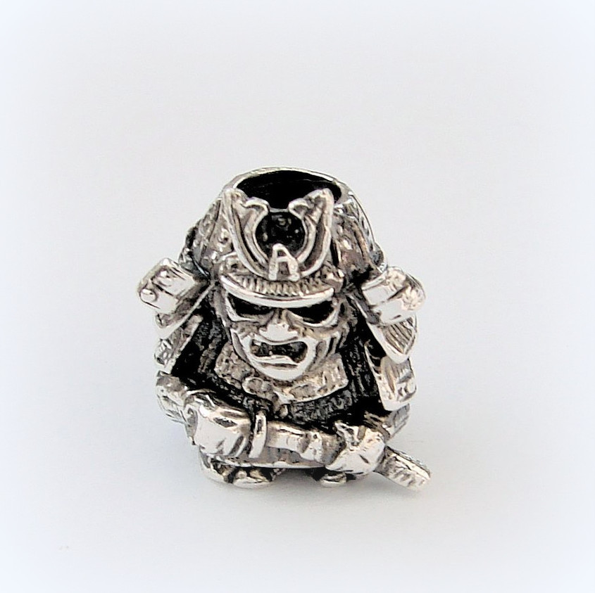 

Серебряная бусина Самурай 925 проба