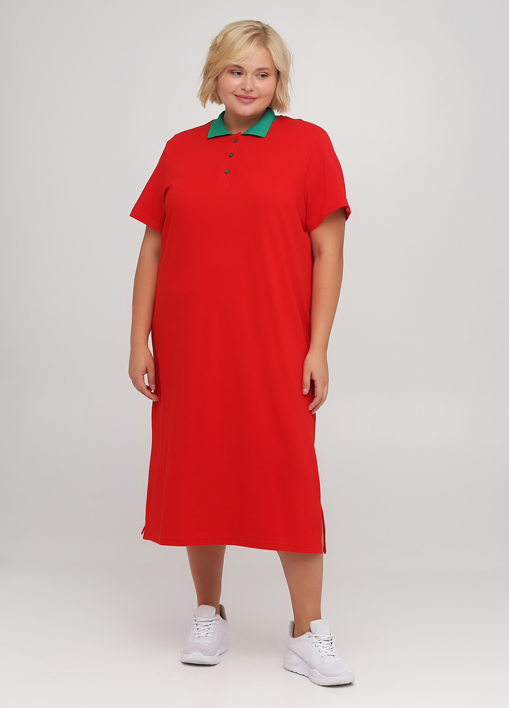 

Платье-поло Ukreina Трикотаж  Красное U21Pla0846, Платье-поло Ukreina Трикотаж XL Красное U21Pla0846