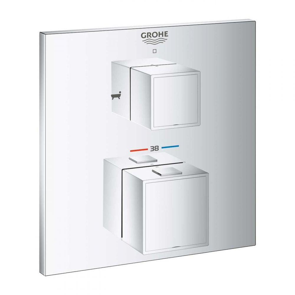 

Смеситель скрытого монтажа GROHE GROHTHERM CUBE 24155000