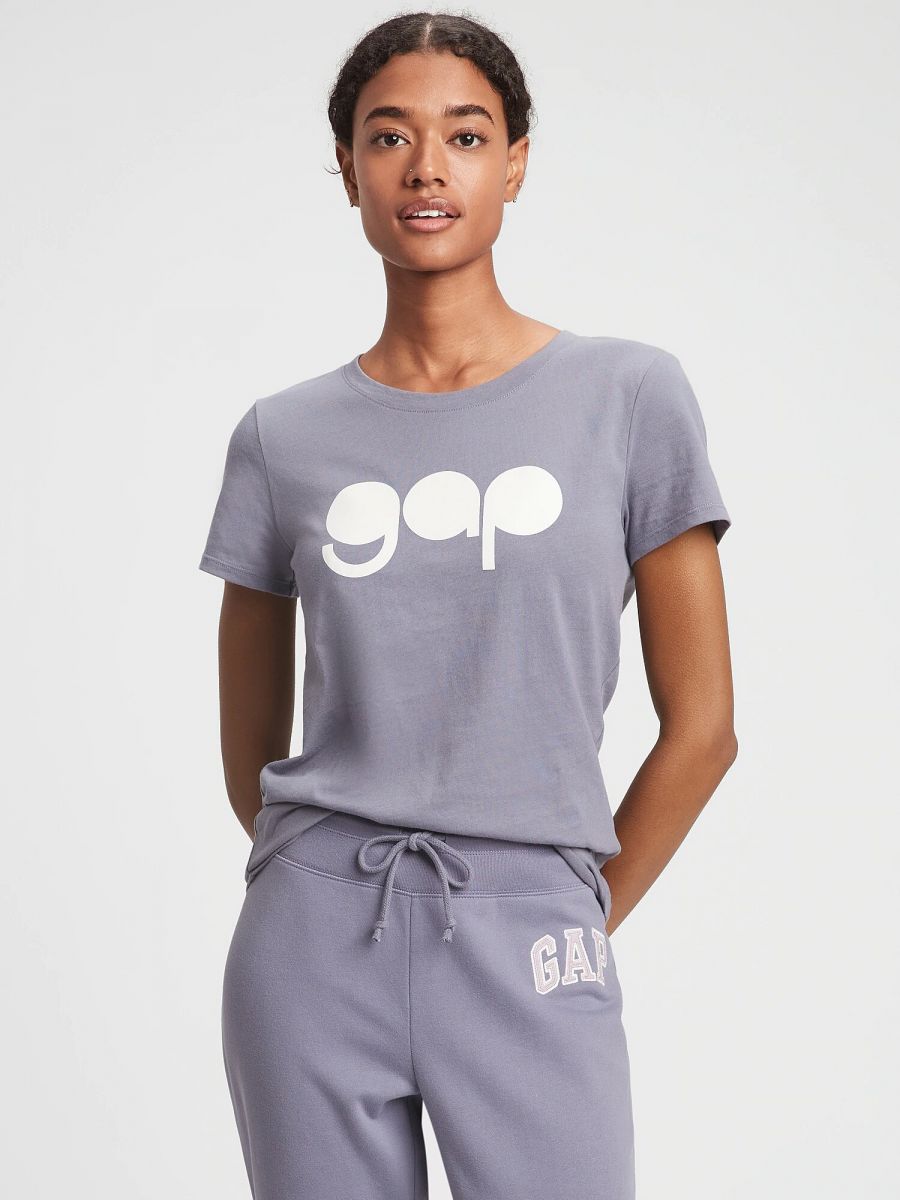 

Женская летняя футболка GAP 1159759265 (Сиреневый, XXL)