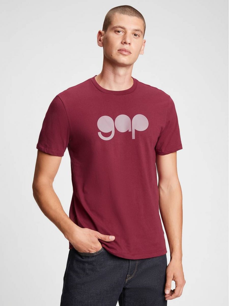 

Футболка мужская GAP 1159759285 (Бордовый, XXL)