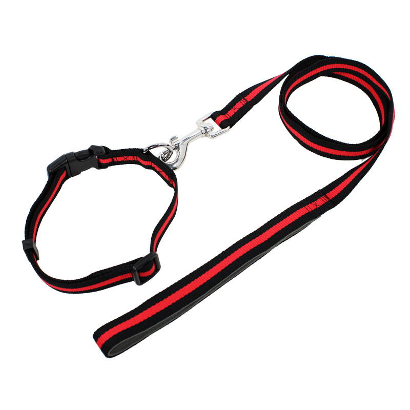 

Ошейник для собак с поводком принтомTUFF HOUND TC00305 Black Red (2.0*38-51) (F_5311-16533)