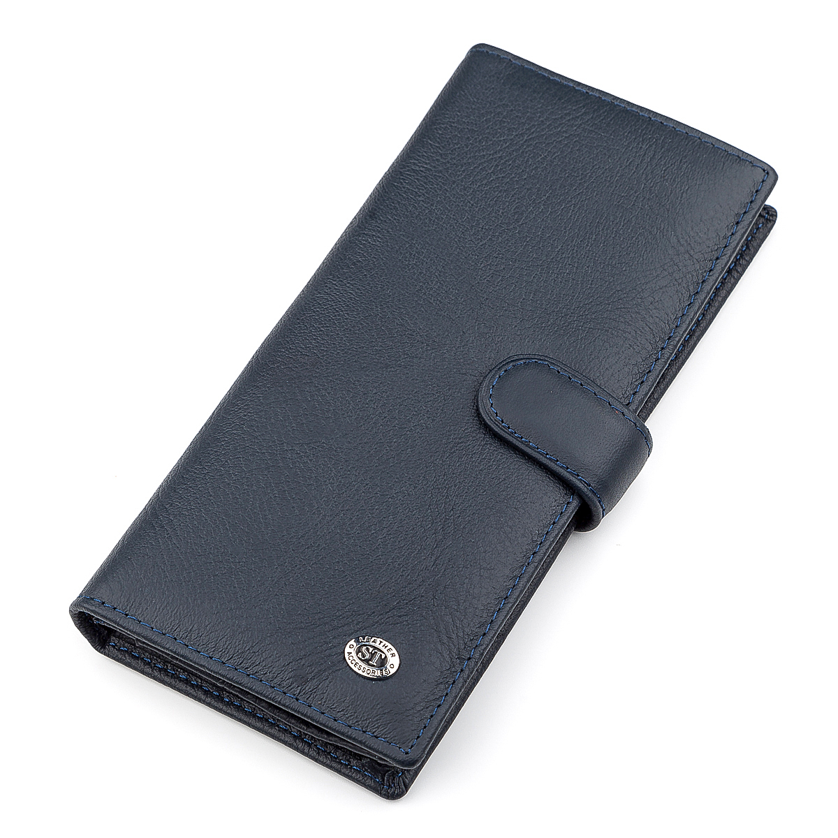 

Мужской купюрник ST Leather 18365 кожаный Синий