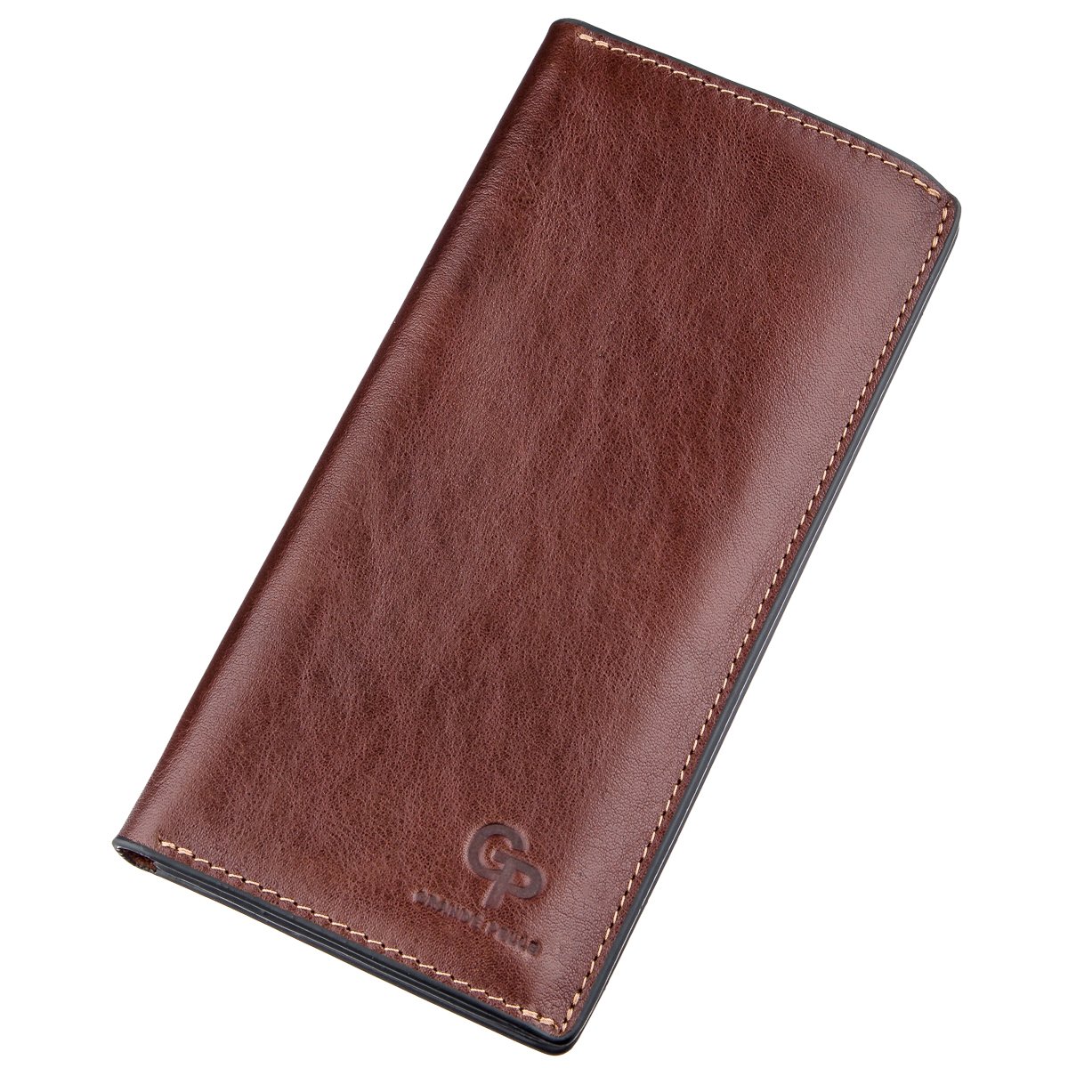 

Кожаный вертикальный купюрник GRANDE PELLE 11213 Коричневый