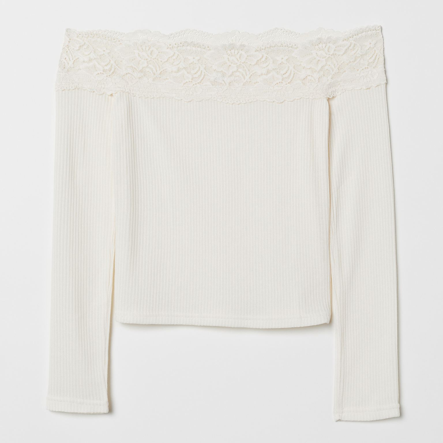 

Топ H&M 6698748abr  Молочный, Топ H&M 6698748abr S Молочный