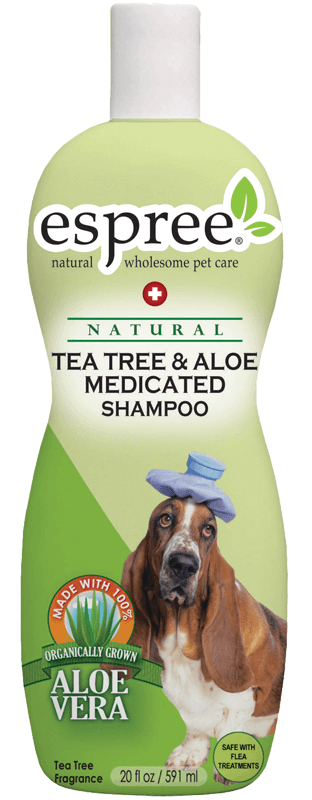 

Шампунь Espree Tea Tree & Aloe Shampoo с маслом чайного дерева для собак 355 мл