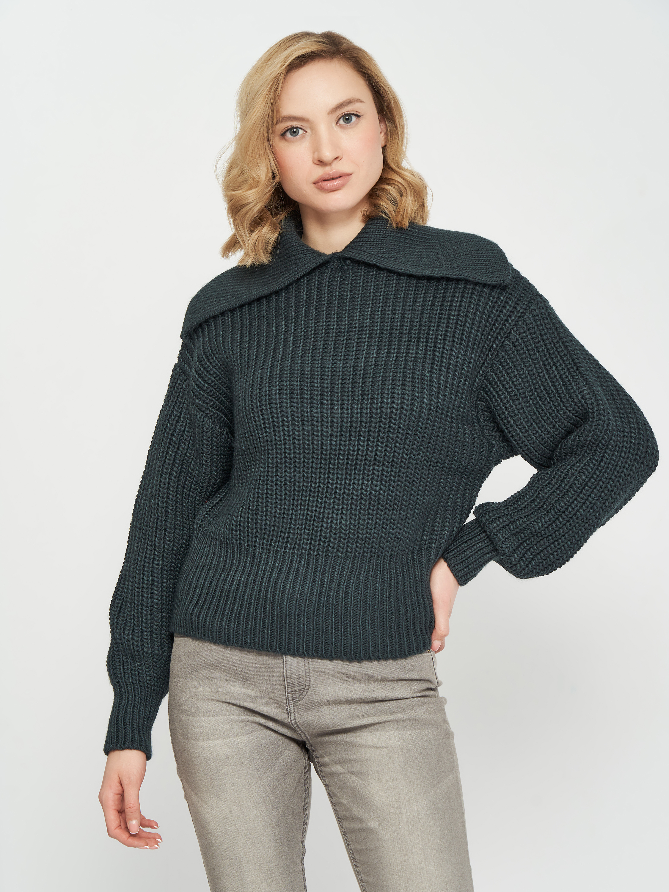 

Свитер H&M 092475512  Темно-зеленый, Свитер H&M 092475512 XS Темно-зеленый