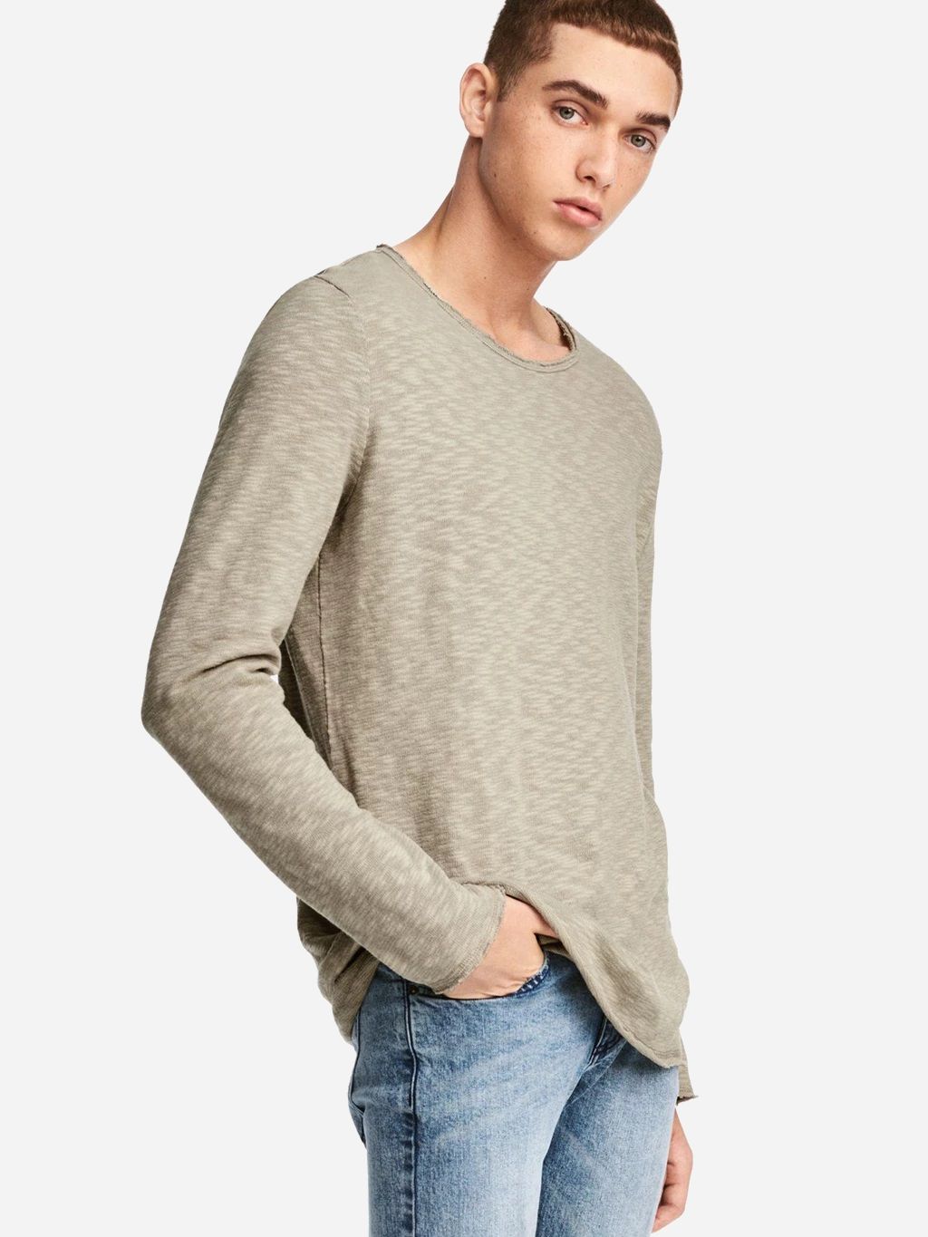 

Лонгслив H&M 12-0430508-001  Серый (СА2000001903643, Лонгслив H&M 12-0430508-001 S Серый (СА2000001903643)