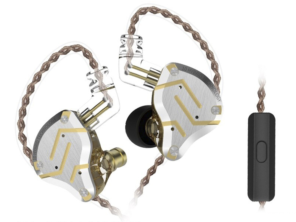 

Гарнитура KZ__ ZS10 PRO 4BA + 1DD HIFI металлическая Золотистый (1010-074-02)