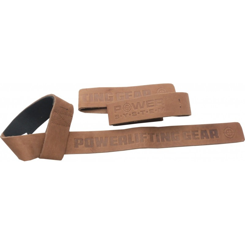 

Кожаные лямки для тяги Power System Leather Straps PS-3320