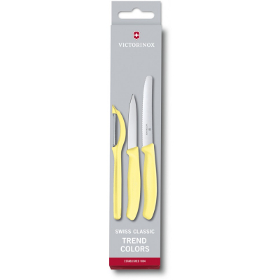 

Набор ножей Victorinox SwissClassic Paring Set 3 шт Universal Yellow (6.7116.31L82)