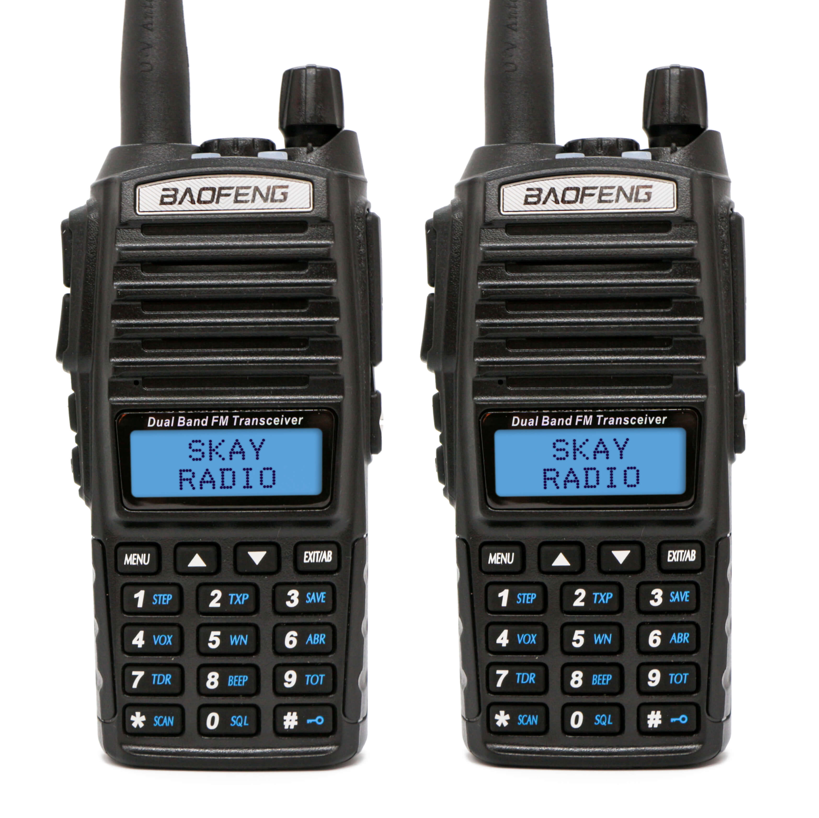 

Рація Baofeng UV-82, комплект 2 шт,5W, 2800 mAh + гарнитура PTT