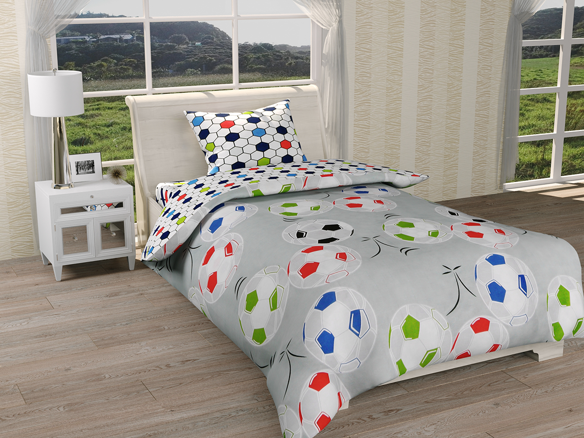 

Постельное белье Ранфорс подросток Р 568Д Leleka-Textile полуторный цветной (1757/5641)