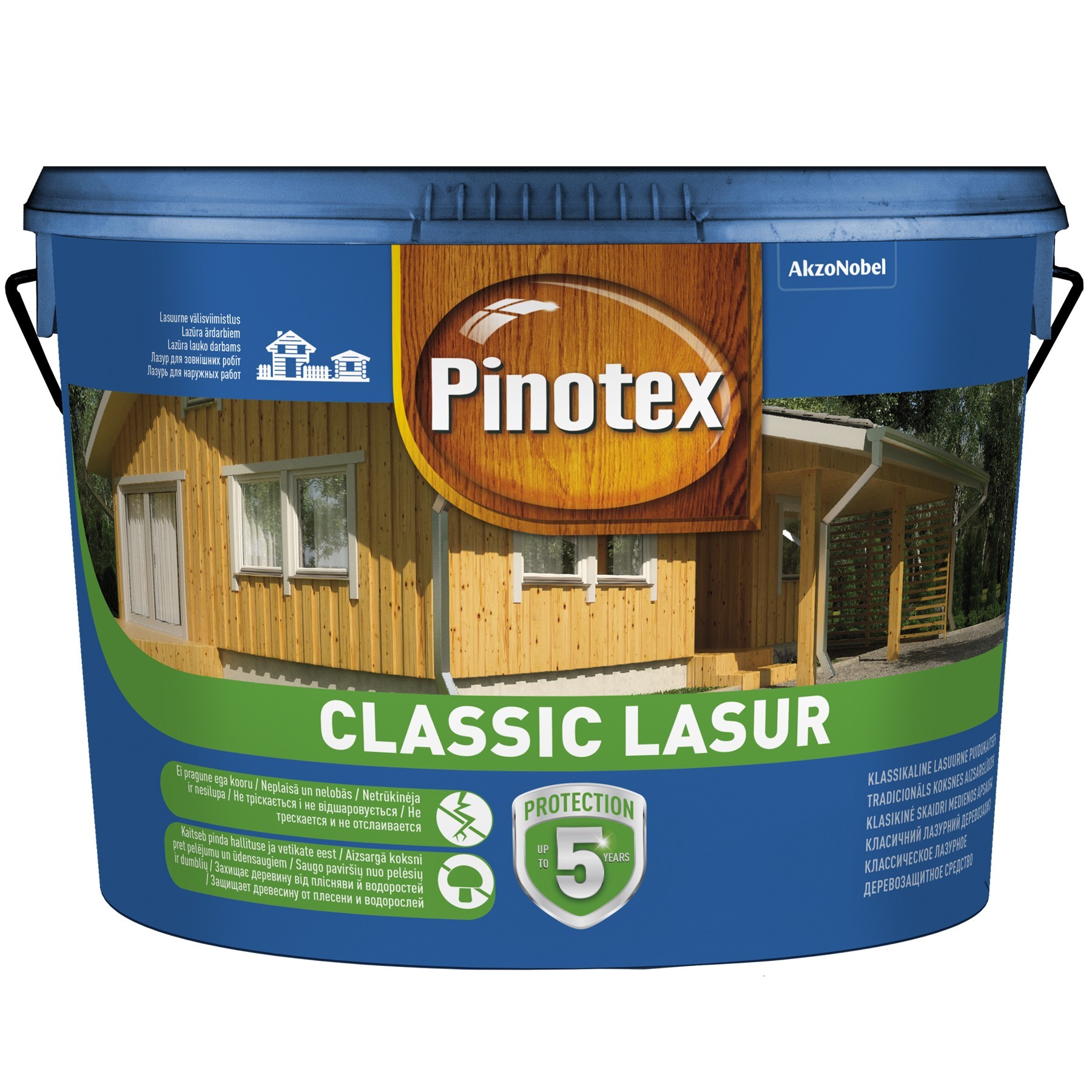 

Защитно-декоративное средство для древесины PINOTEX CLASSIC LASUR орех 3 л.
