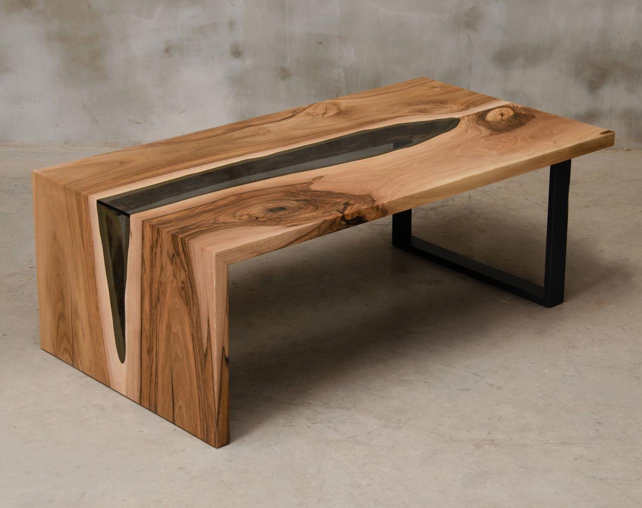 

Эксклюзивный Дизайнерский Обеденный Стол Река из Эпоксидной смолы Loft Design RV1078 ()