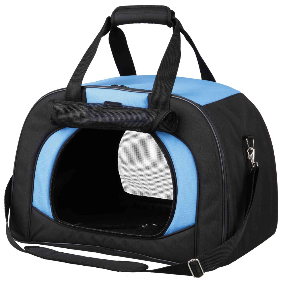 

Сумка-переноска Trixie "Kilian Carrier" 31см × 32см × 48см до 6кг черный с голубым (TX-28952)