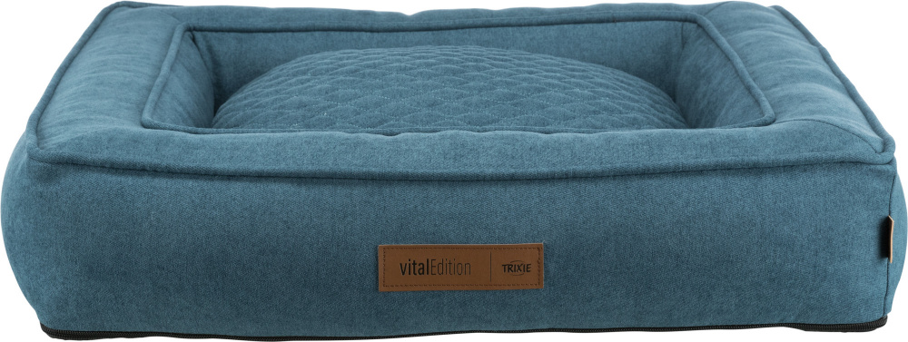 

Лежак подушка "Vital Bed Tonio" Trixie 60см х 50см нескользящее дно бирюзовый (TX-36500)