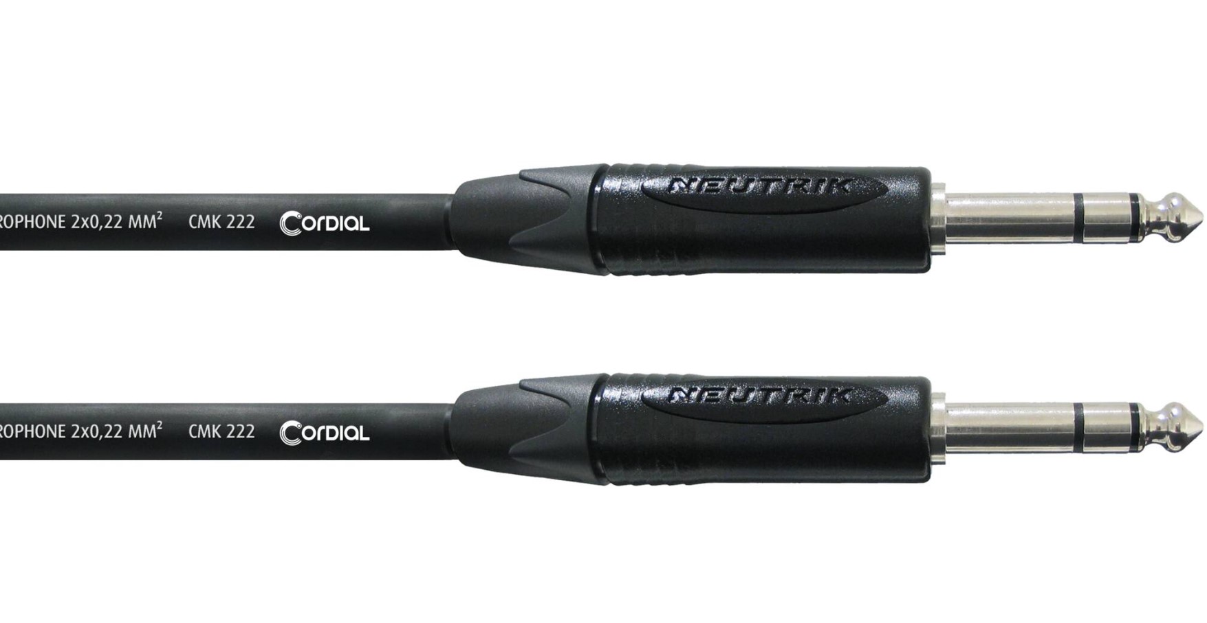 

Балансный аудио кабель Jack 6.3 — Jack 6.3 2.5м Cordial CPM 2,5 VV