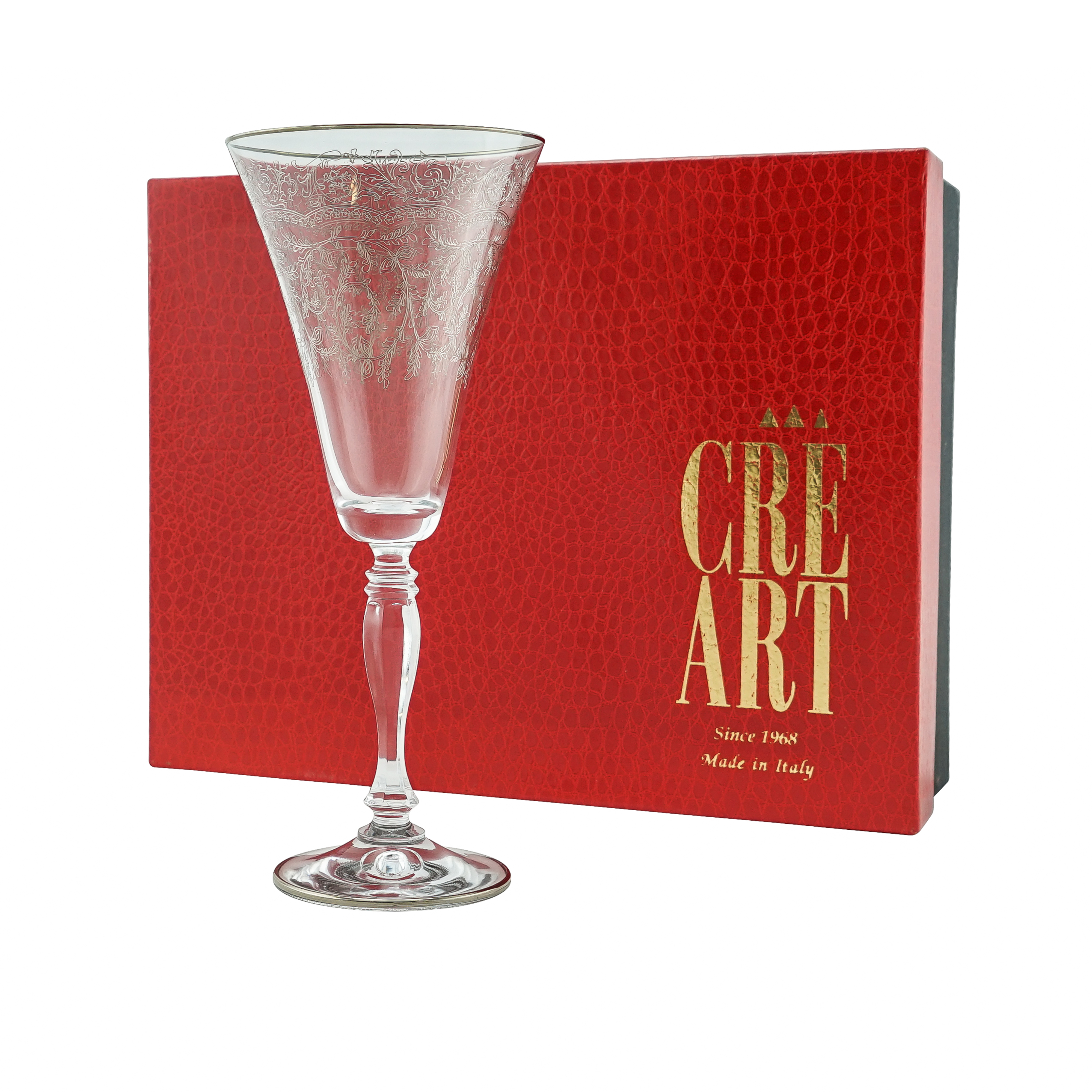 

Бокалы для вина красного Pizzo SoloVIP 6 шт платина гравировка хрусталь