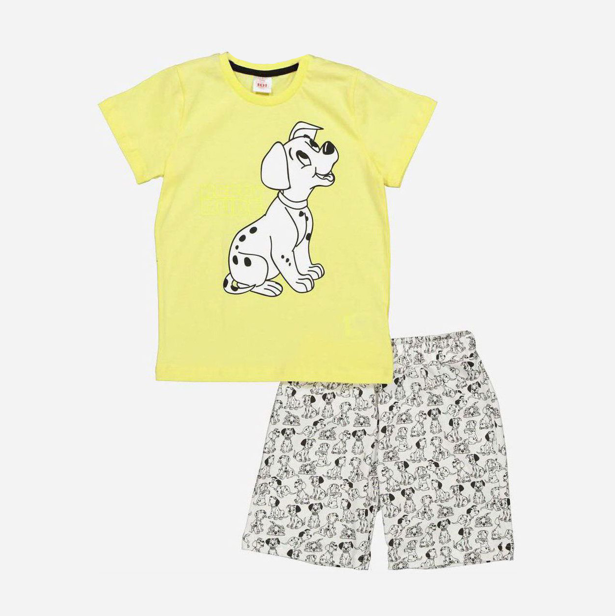 

Костюм (футболка + шорты) Disney 101 Dalmatians DL17606 98 см Серо-желтый