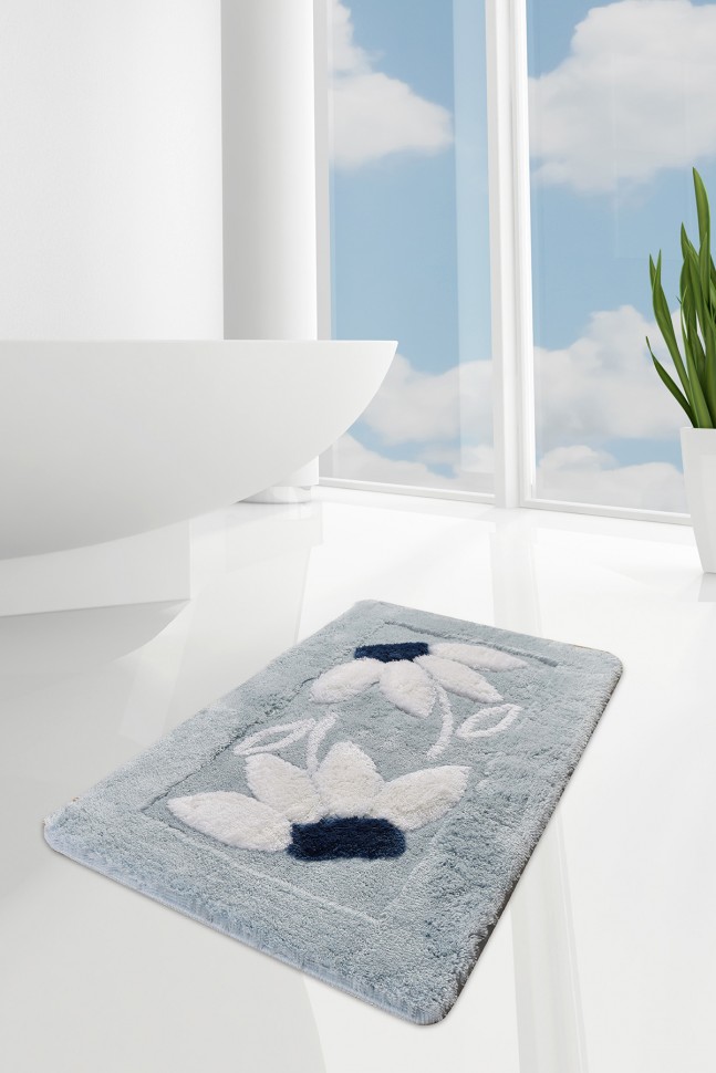 

Коврик для ванной Chilai Home Daisy Mavi 60x100 11002408