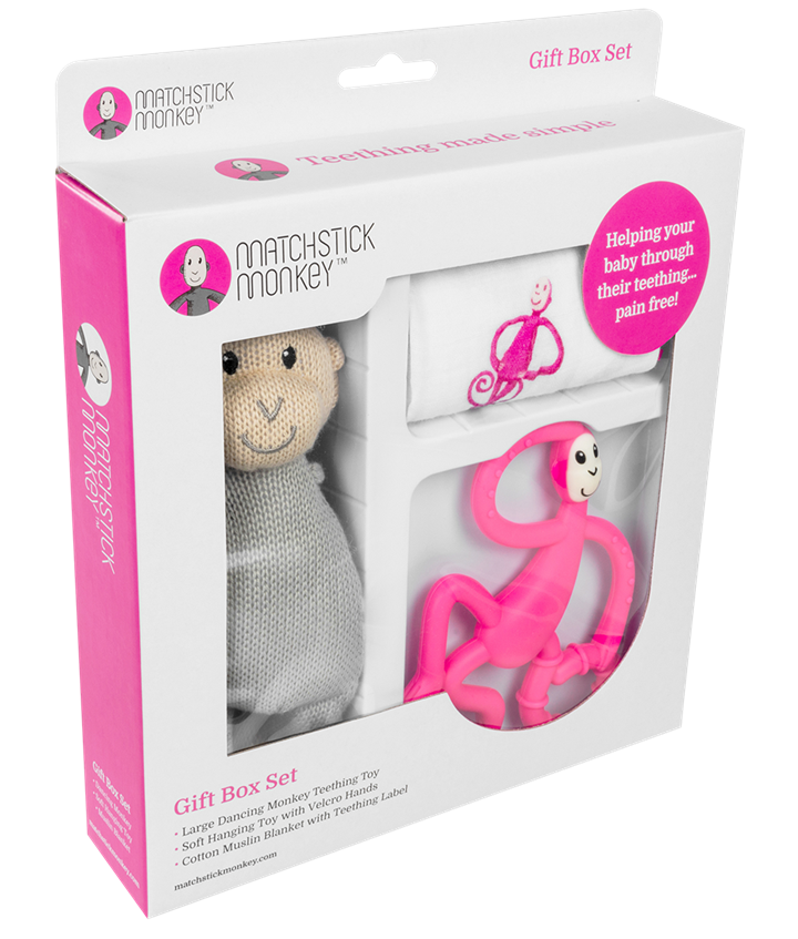 

Набор Matcstick Monkey Pink пеленка прорезыватель игрушка (MM-TGP-003)