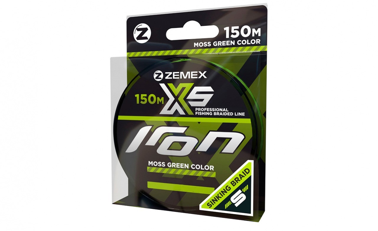 

Тонущий шнур Zemex Iron X5 150м #1.2/0.18мм 8.2кг