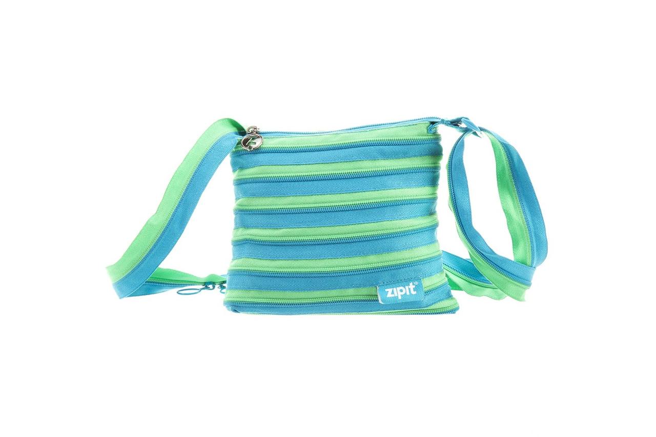 

Сумка Zipit Medium Turquise Blue & Spring Green (ZBD-15)