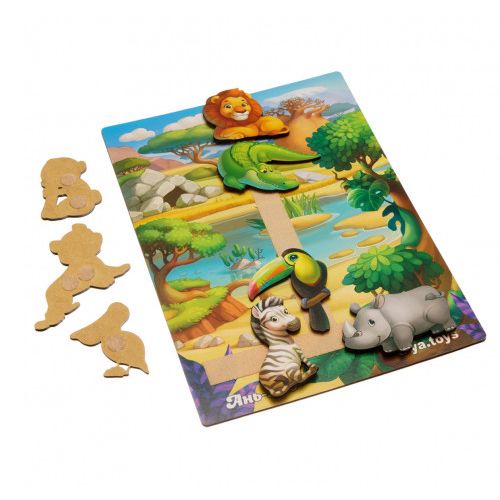

Игра на липучке 2 в 1 "Африка"