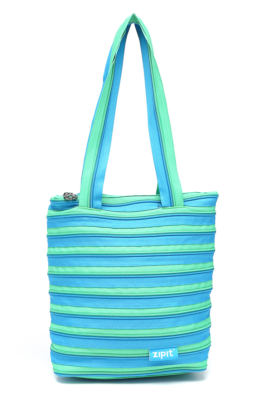 

Сумка Zipit Premium Tote/Beach Turquise Blue&Spring Green (ZBN-15)