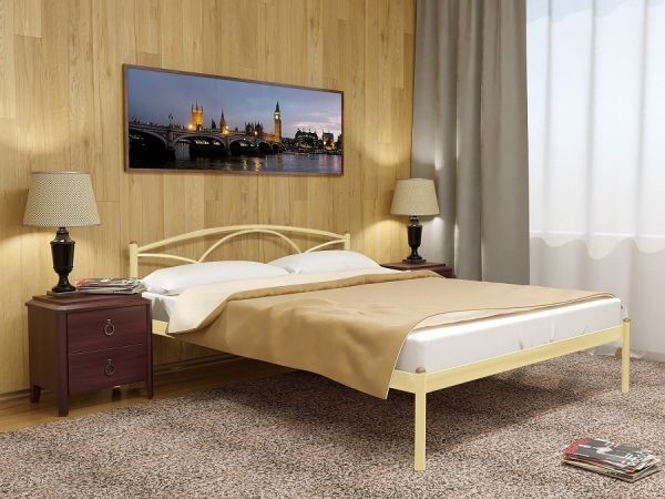 

Односпальная кровать Метакам Palermo-1 металлическая 190x80 Бежевая