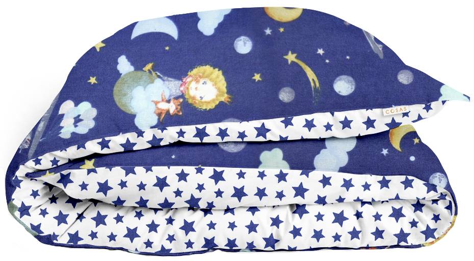 

Пододеяльник Cosas Little Prince Blue Starfall 110 х 140 см
