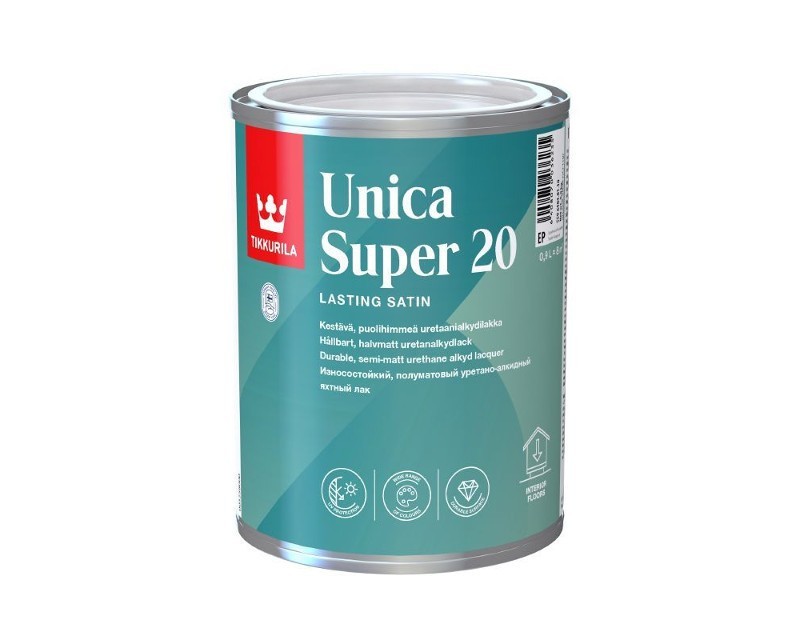 

Полуматовый лак Unica Super 20 Tikkurila (банка 0,9 л)