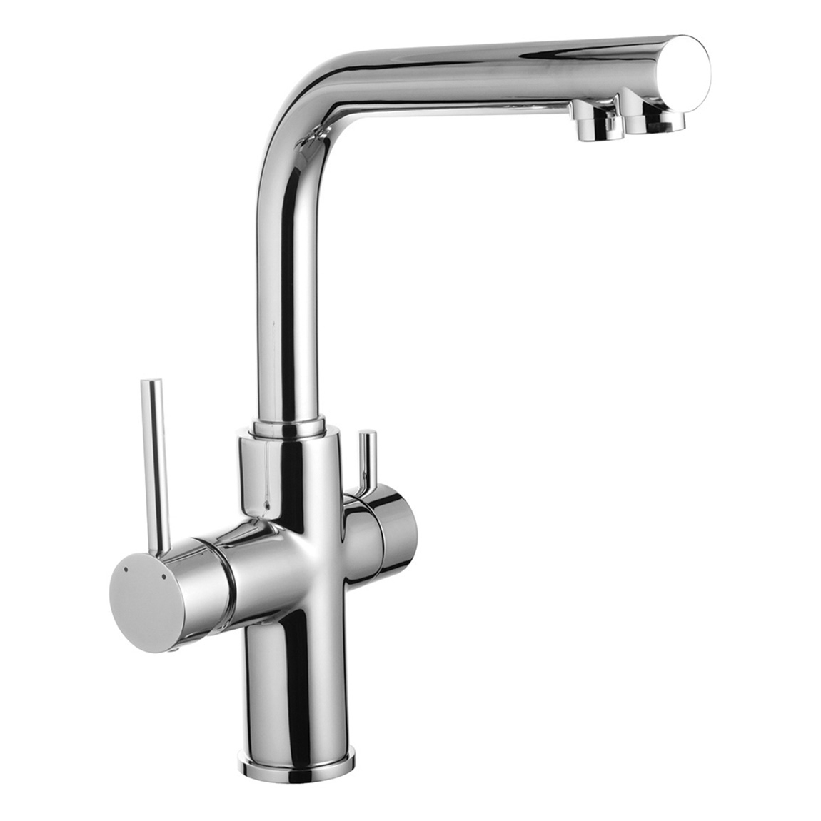 

Cмеситель для кухни с краном для фильтрованной воды IMPRESE DAICY хром латунь 55009-F