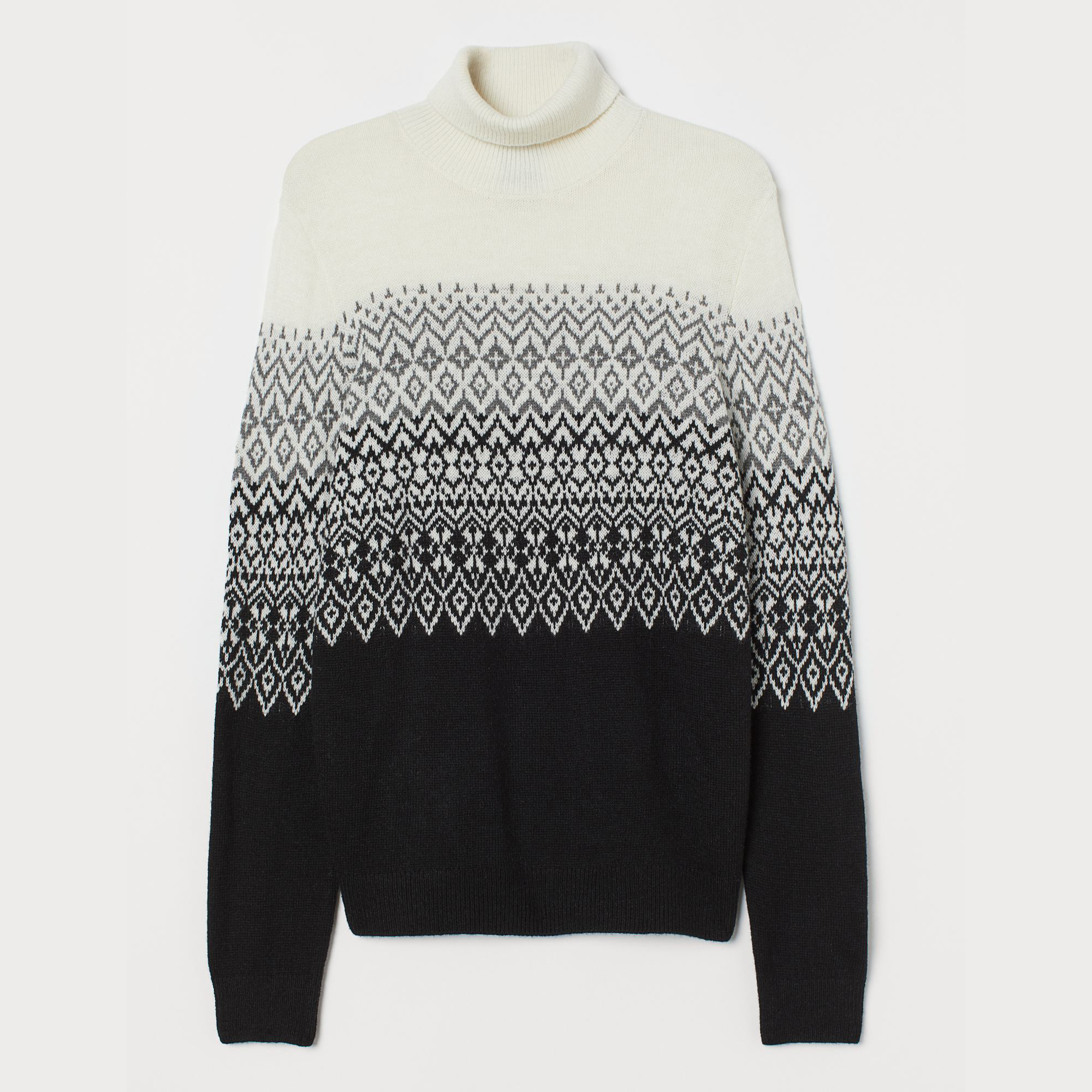 

Свитер H&M 8005240log  Черно-белый, Свитер H&M 8005240log S Черно-белый