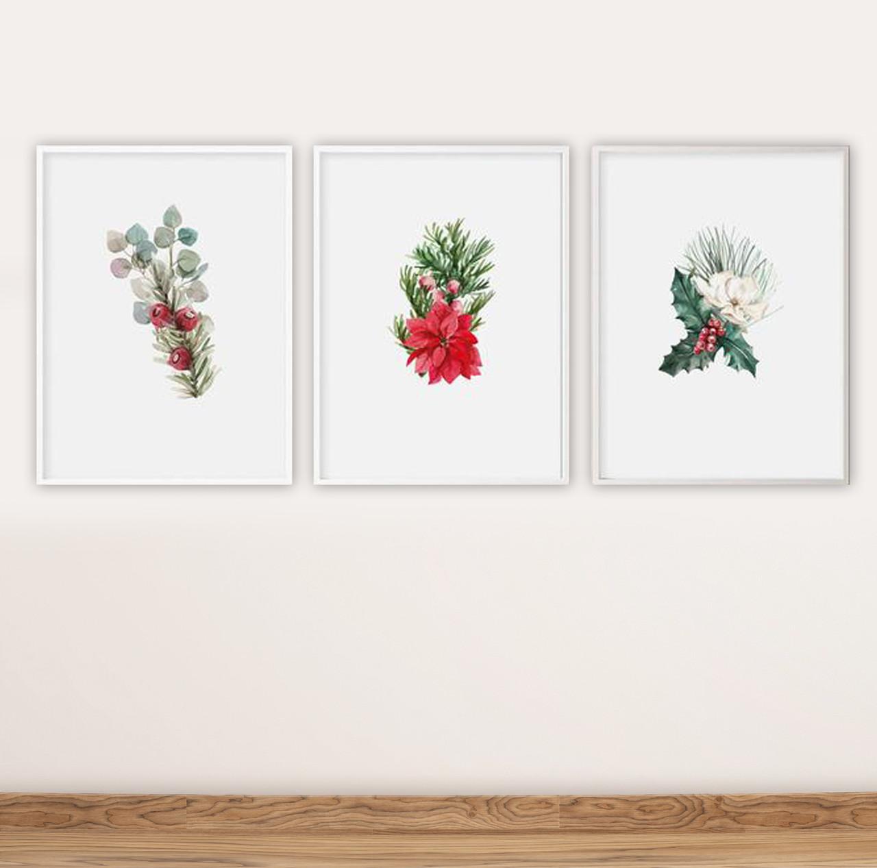 

Набор новогодних постеров Winter Greenery формат А3 NEHILO