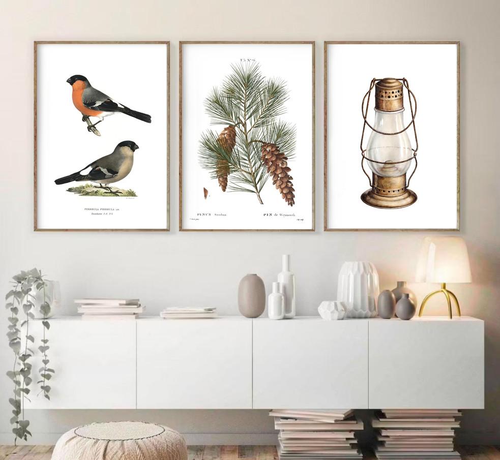 

Набор новогодних постеров Christmas Trio формат А3 NEHILO