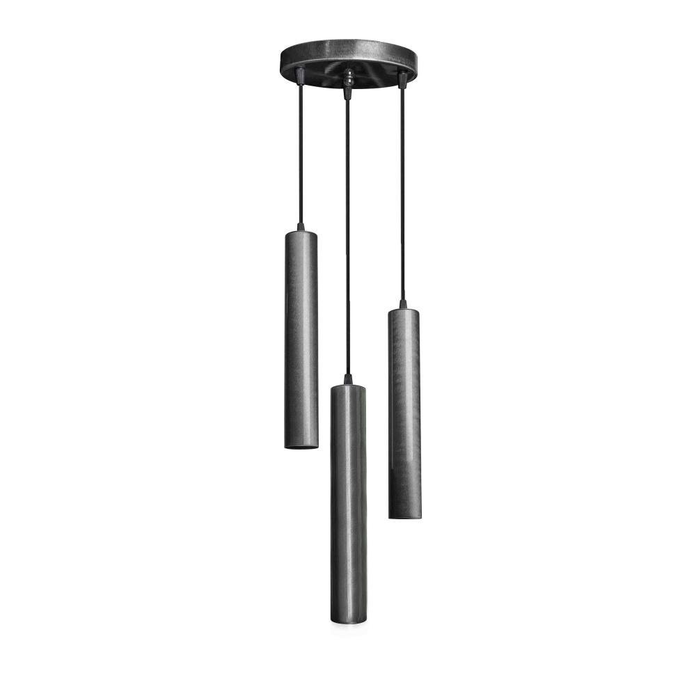 

Светильник подвесной лофт 100lamp Tube E27 хром (NL 3522-3R GR)