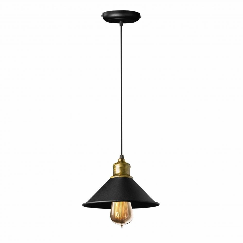 

Светильник подвесной лофт 100lamp Harlem E27 черный (NL 210)