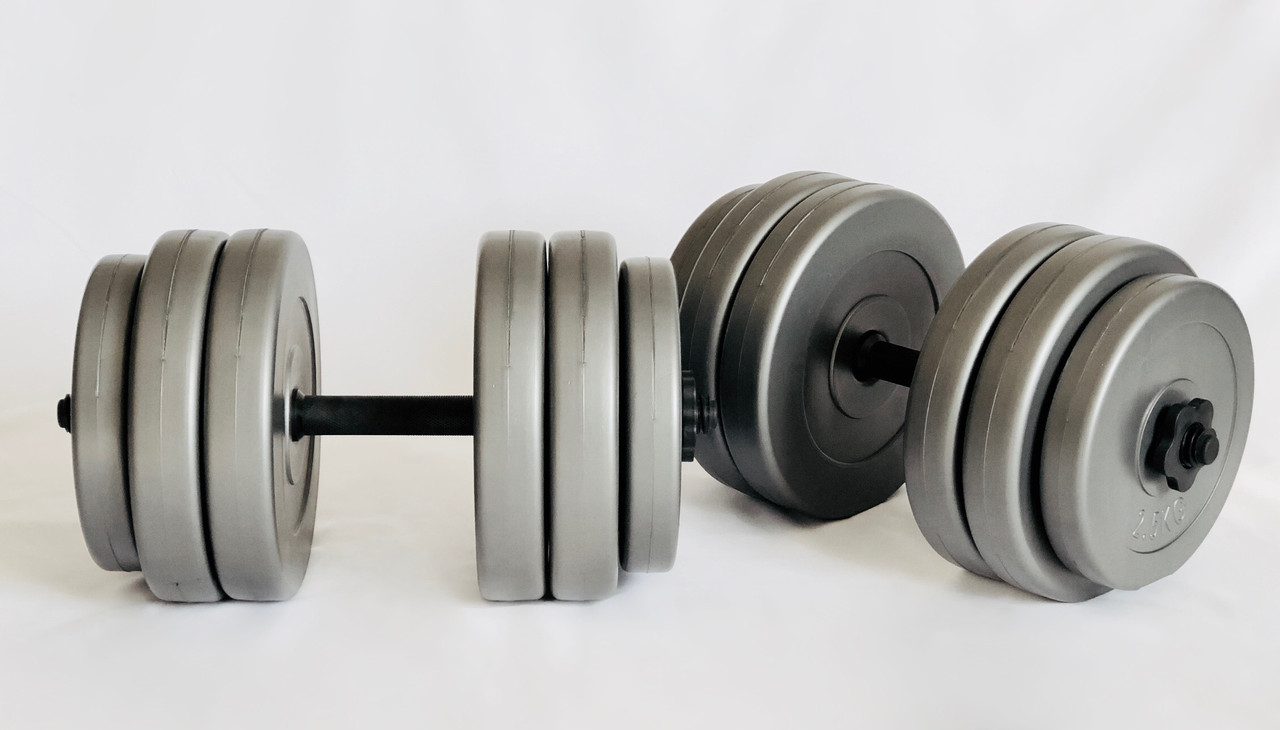 

Гантели 2х25кг GREY
