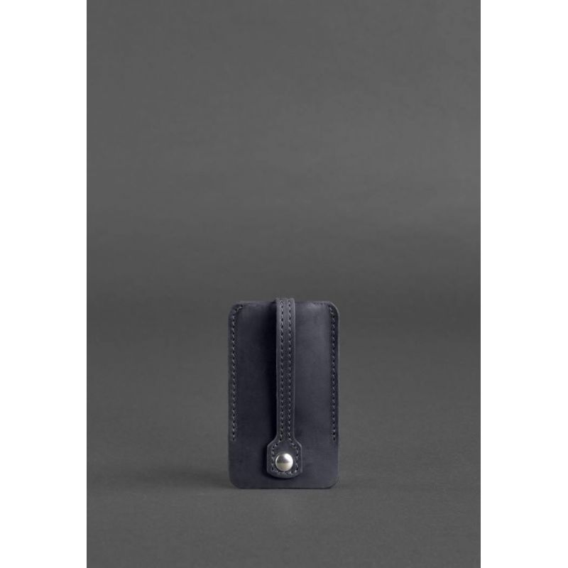 

Кожаная ключница 1.0 синяя Crazy Horse