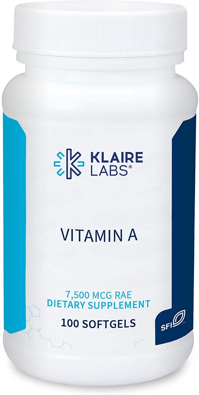 

Витамины Klaire Labs Vitamin A / Витамин А 100 капсул