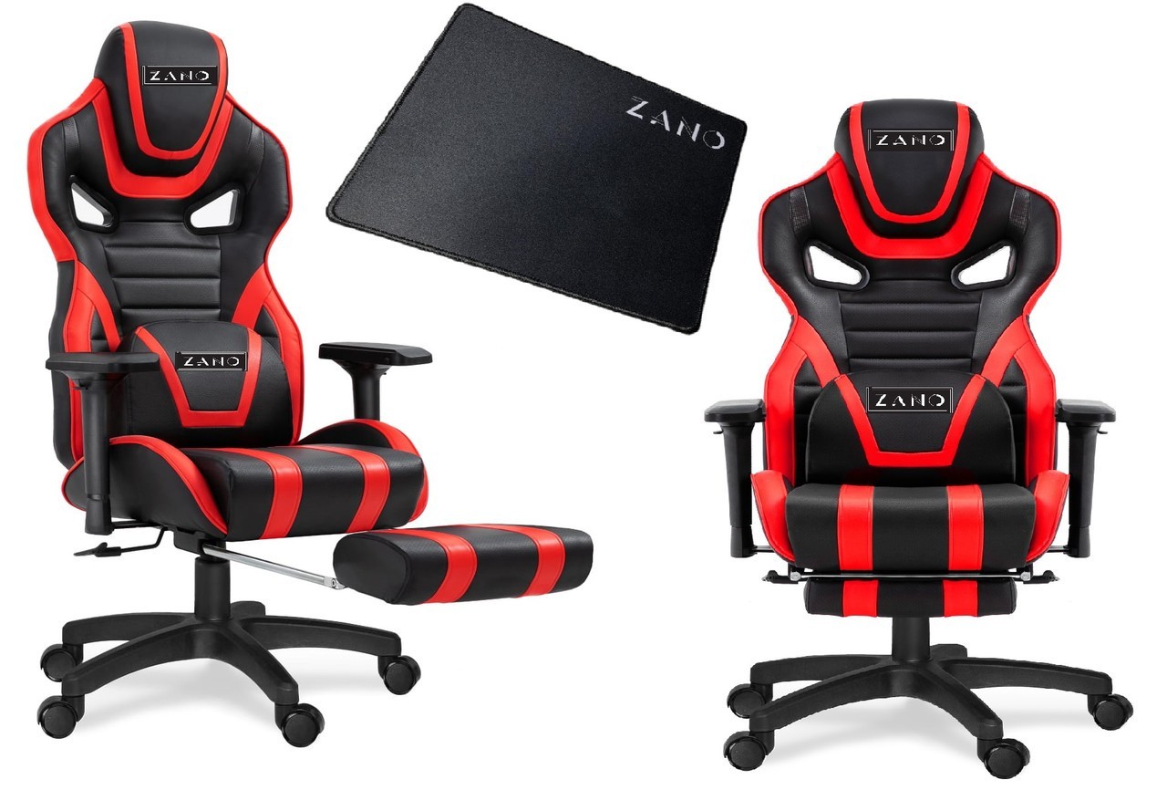 

Кресло геймерское ZANO FALCOR RED + оригинальный коврик для мыши в комплекте!