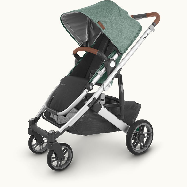 

Детская прогулочная коляска UPPAbaby CRUZ 2 EMMETT (зеленый меланж/серебристая рама/рыжая кожа), 810030090403